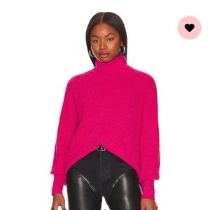 Jade Sweater in Hot Pink